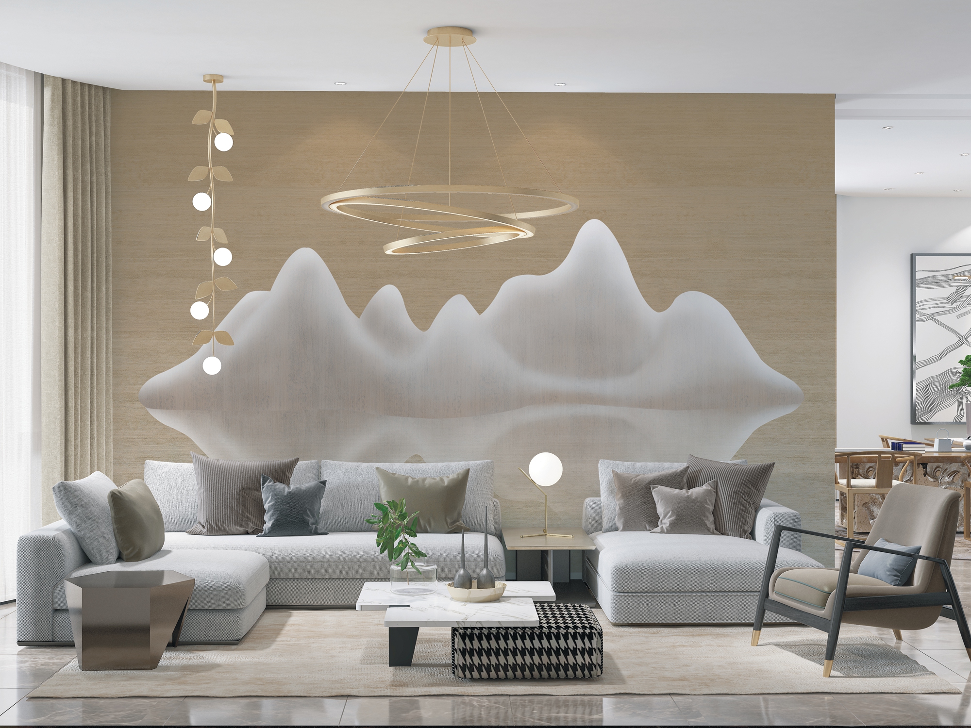 华体会体育官方在线官网 - 附件|装饰画/墙饰|办公家具|华体会体育官方在线官网家具|冰山-原创定制壁画