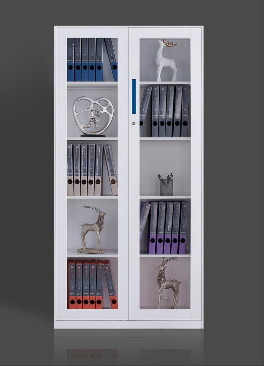 [钢制文件柜|文件柜系列|办公家具|华体会体育官方在线官网家具|对开玻璃门钢制文件柜]