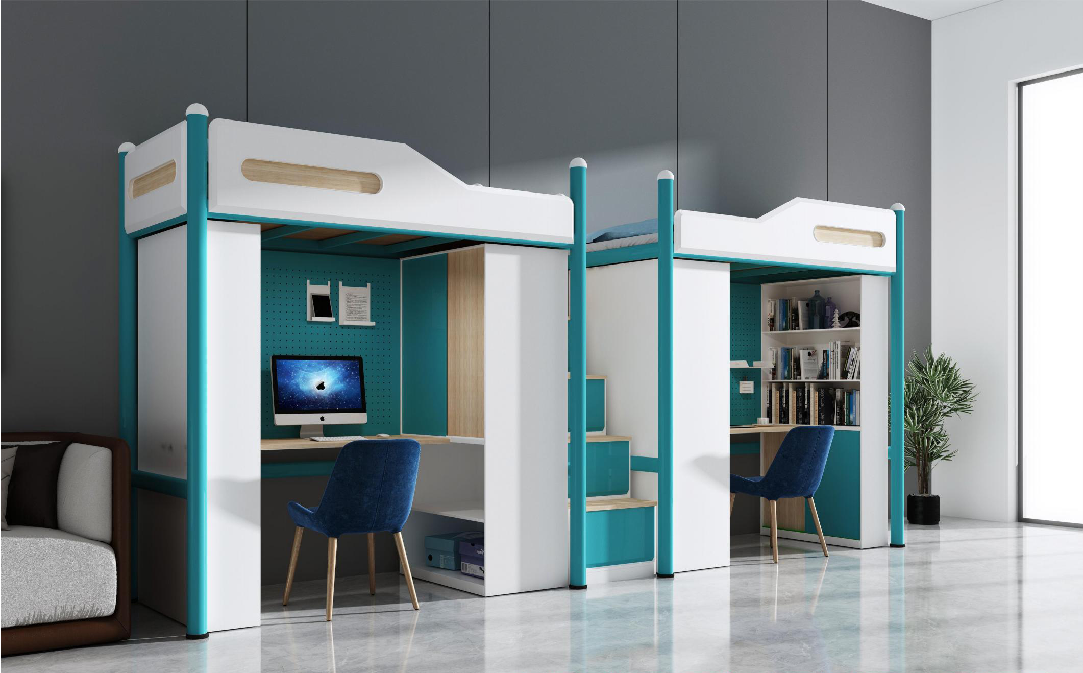 [公寓床|公寓床|办公家具|华体会体育官方在线官网家具|公寓双层床]