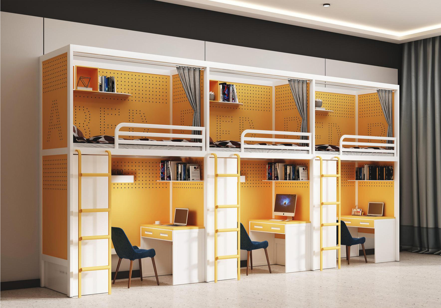 [公寓床|公寓床|办公家具|华体会体育官方在线官网家具|公寓双层组合床]