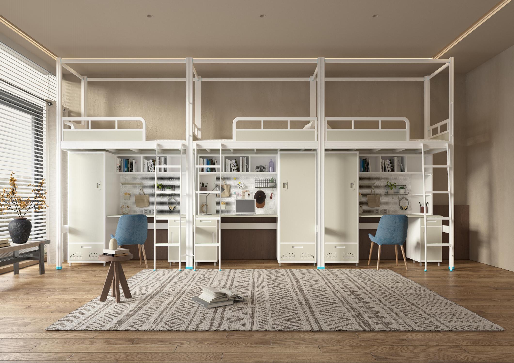 [公寓床|公寓床|办公家具|华体会体育官方在线官网家具|学生公寓双层床]