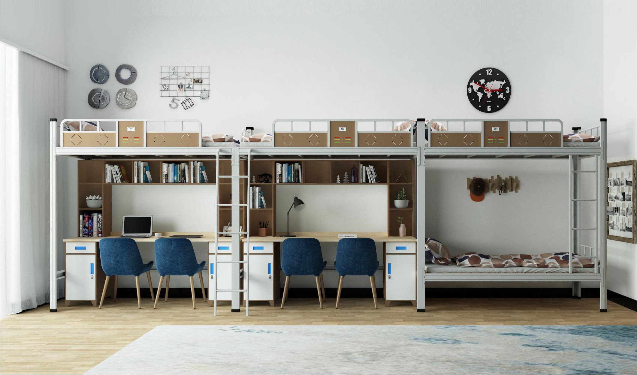 [公寓床|公寓床|办公家具|华体会体育官方在线官网家具|学生双层公寓床]