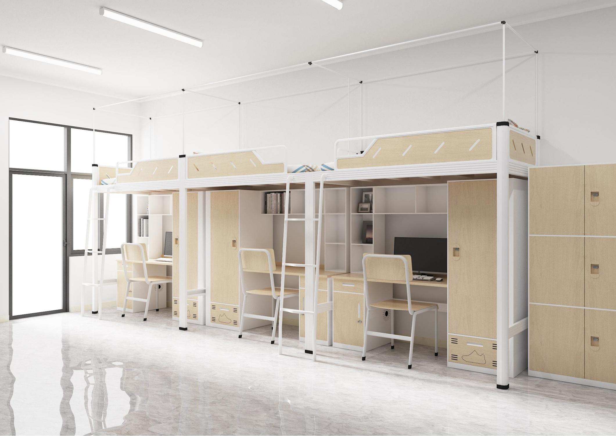 [公寓床|公寓床|办公家具|华体会体育官方在线官网家具|学生双层公寓床]