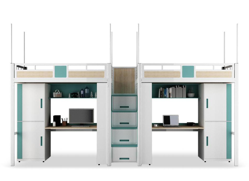 [公寓床|公寓床|办公家具|华体会体育官方在线官网家具|学生双层组合公寓床]