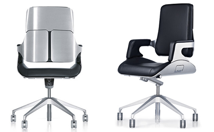 [办公椅|现代真皮中班椅|办公家具|华体会体育官方在线官网家具|Interstuhl Silver 中班椅]