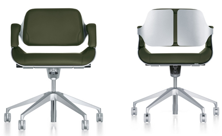 [办公椅|现代真皮中班椅|办公家具|华体会体育官方在线官网家具| Interstuhl Silver 中班椅]