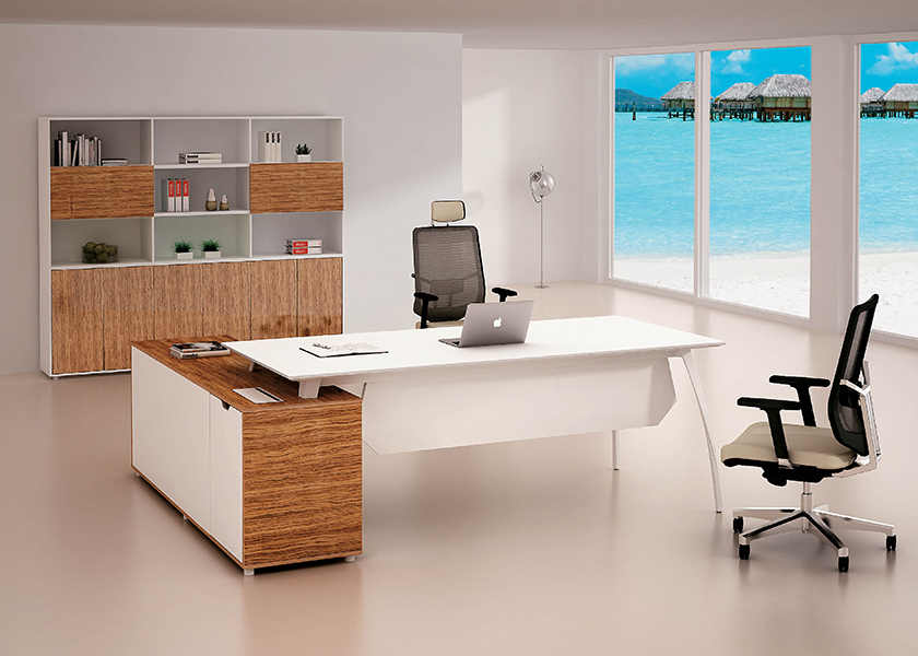 [办公台|时尚大班台|办公家具|华体会体育官方在线官网家具|LEUVEN鲁汶]
