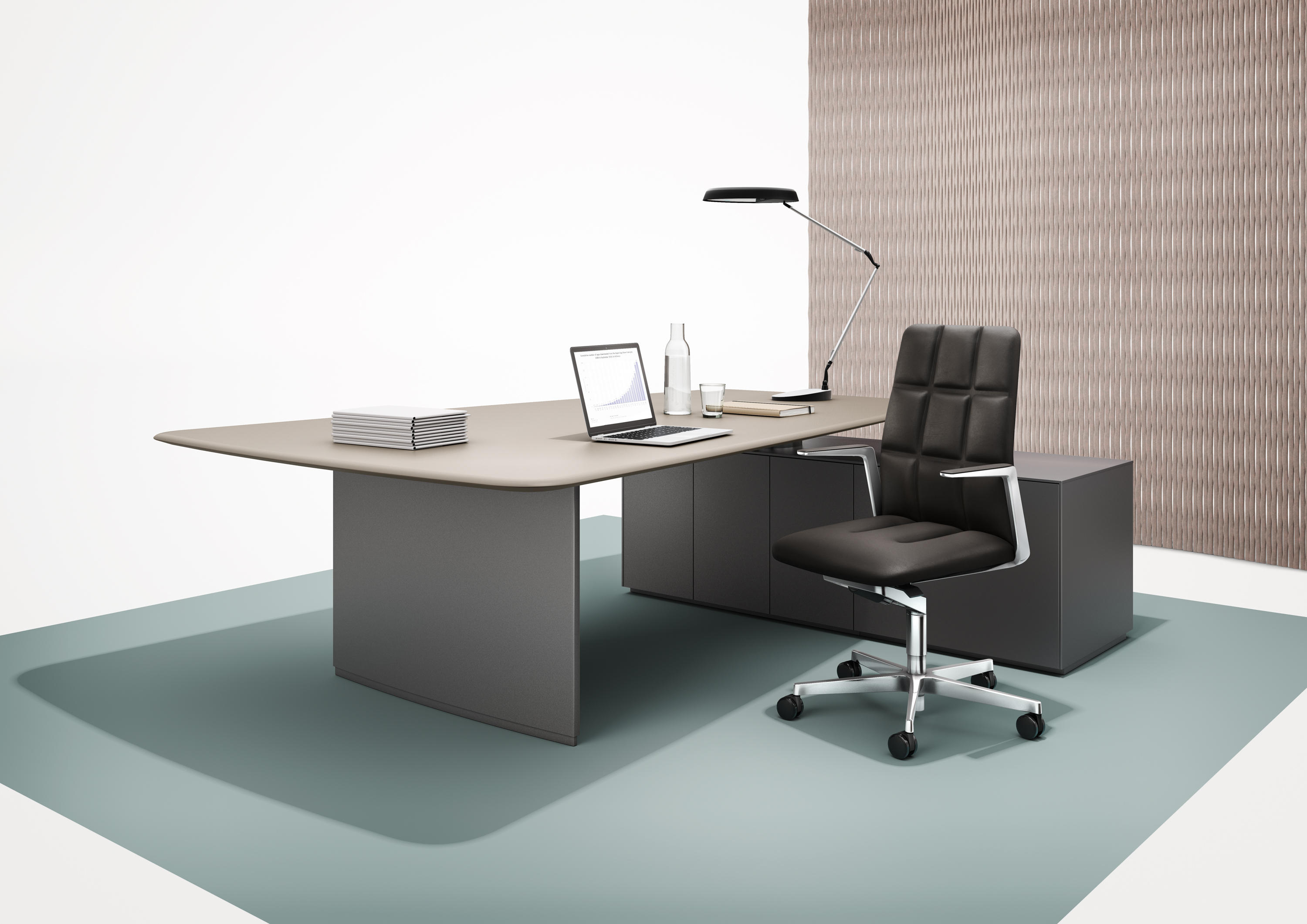 办公台|时尚大班台|办公家具|华体会体育官方在线官网家具|KEYPIECE COMMUNICATION DESK.大班台