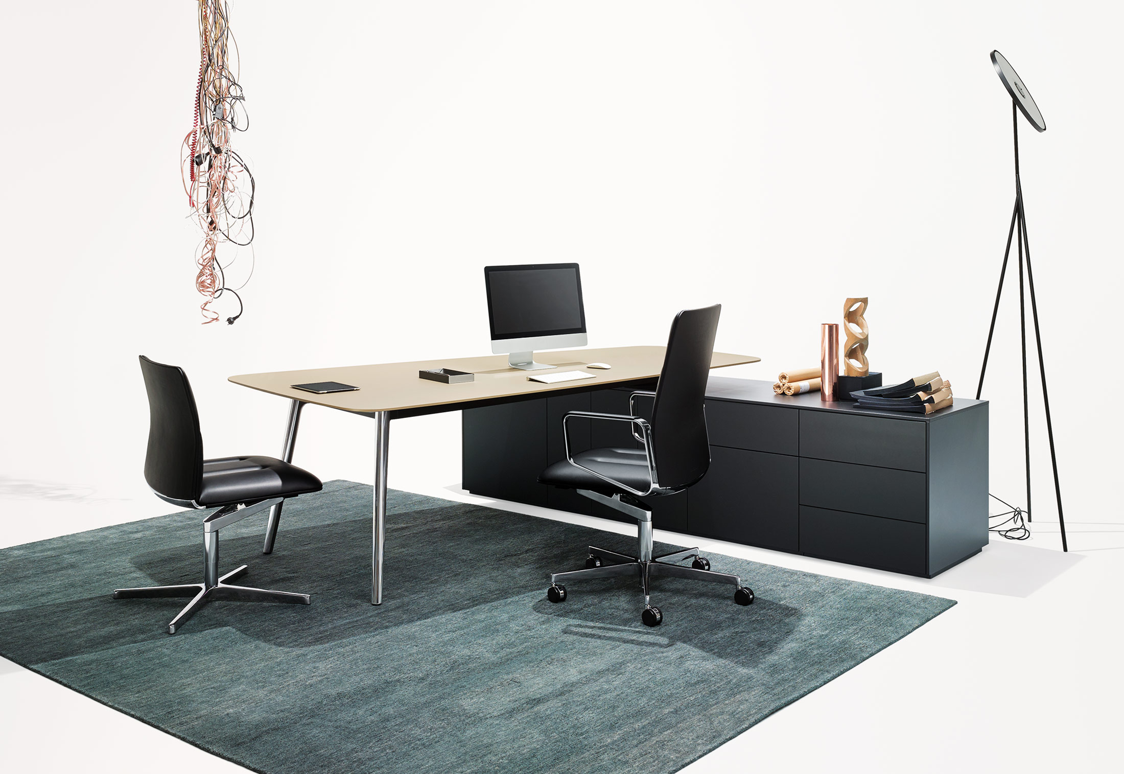 办公台|时尚大班台|办公家具|华体会体育官方在线官网家具|KEYPIECE COMMUNICATION DESK.大班台