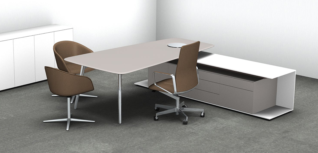 办公台|时尚大班台|办公家具|华体会体育官方在线官网家具|KEYPIECE COMMUNICATION DESK.大班台