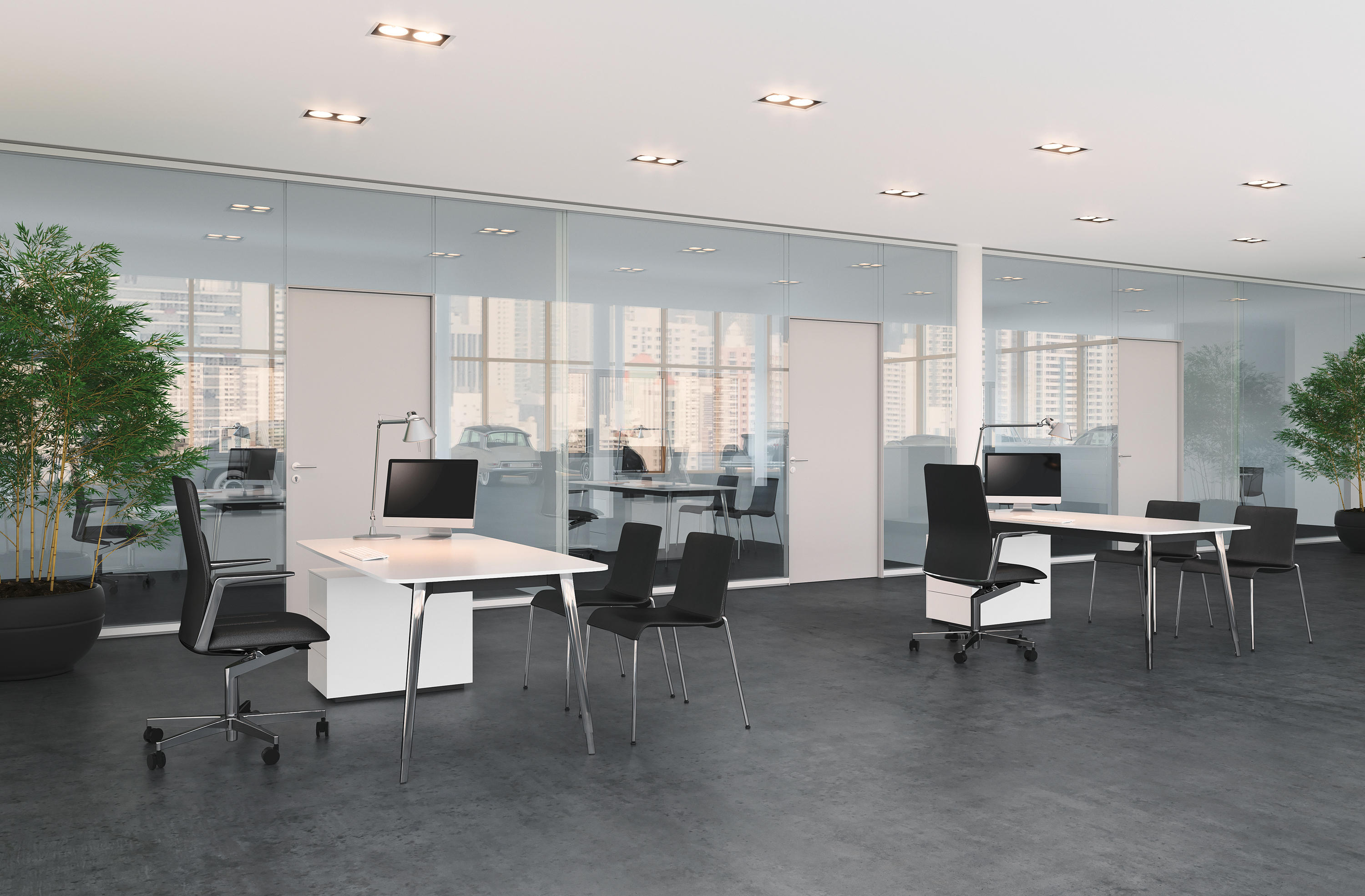 办公台|时尚中班台|办公家具|华体会体育官方在线官网家具|KEYPIECE MANAGEMENT DESK.独立班台