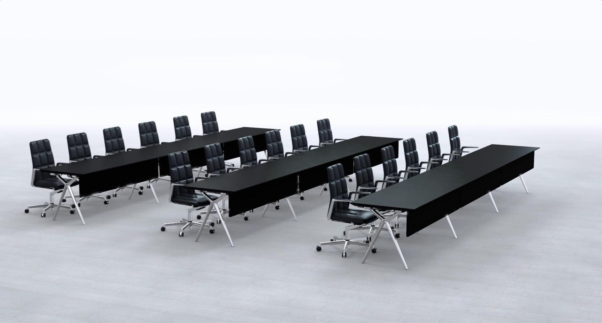 会议台|实木会议台|办公家具|华体会体育官方在线官网家具|ConferenceX-组合会议台