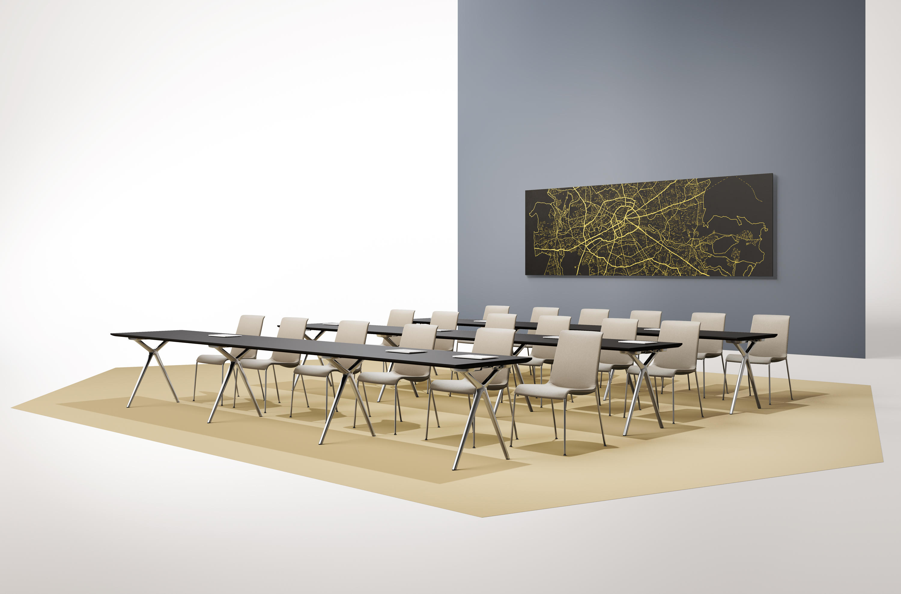 会议台|实木会议台|办公家具|华体会体育官方在线官网家具|ConferenceX-组合会议台