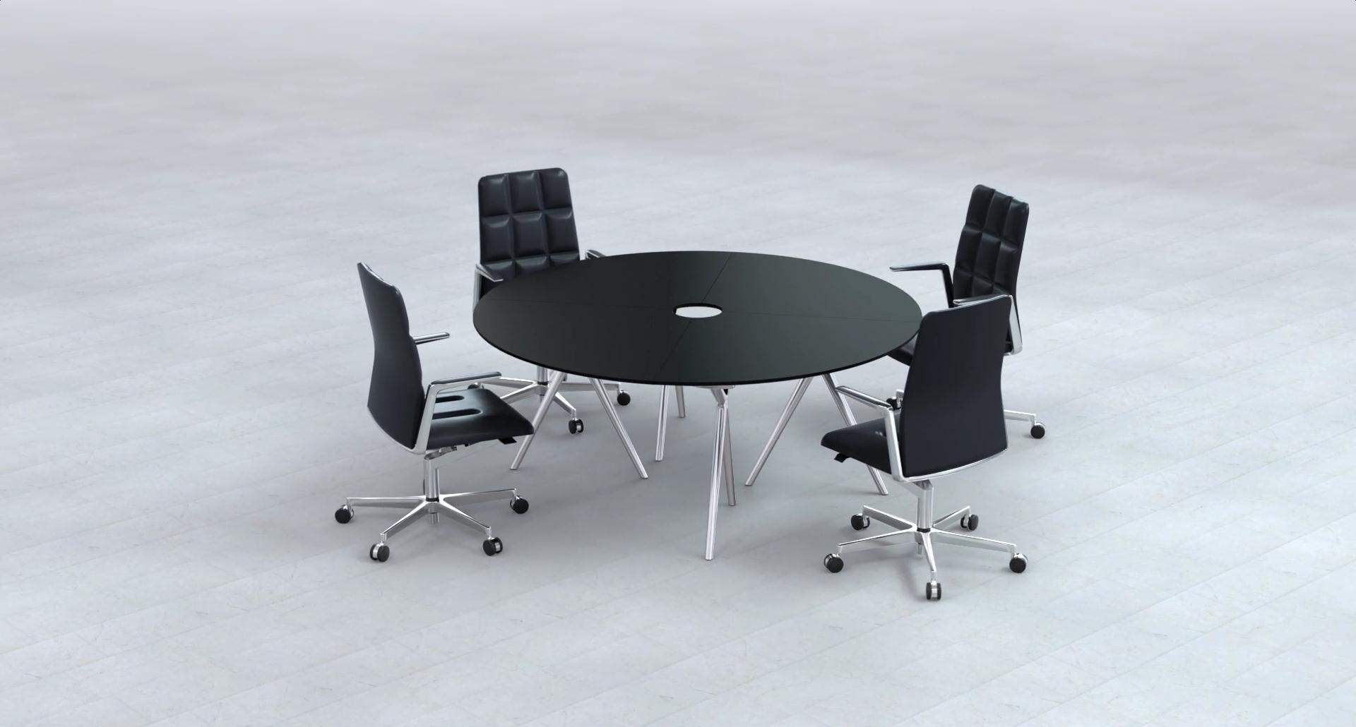 会议台|实木会议台|办公家具|华体会体育官方在线官网家具|ConferenceX-组合会议台