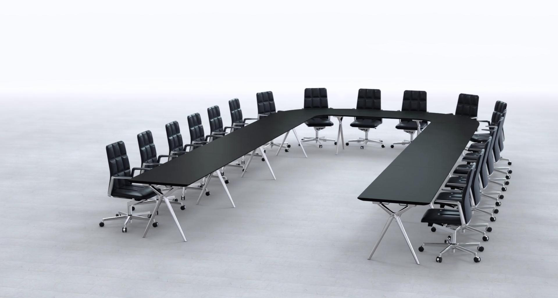 会议台|实木会议台|办公家具|华体会体育官方在线官网家具|ConferenceX-组合会议台