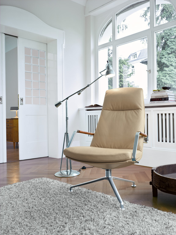 办公椅|现代真皮中班椅|办公家具|华体会体育官方在线官网家具|FK 86 Lounge.