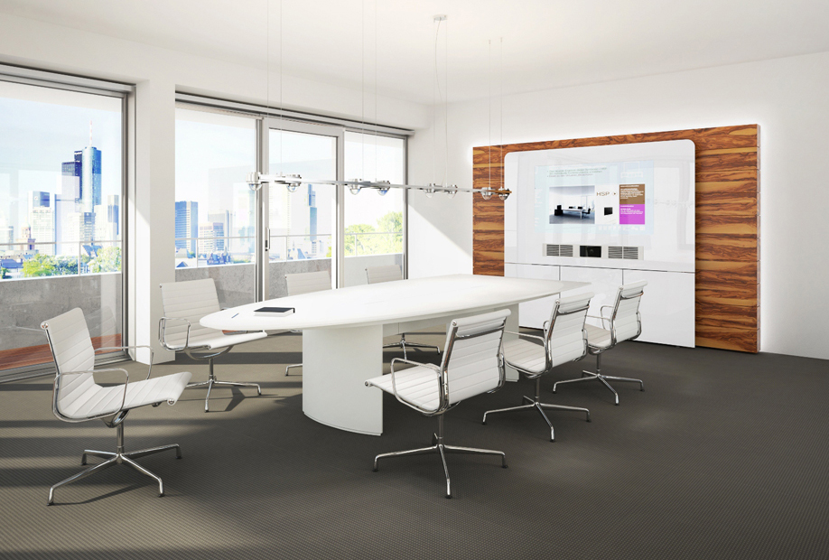 HUB视频系统|HUB视频应用|办公家具|华体会体育官方在线官网家具|W4视频会议系统桌