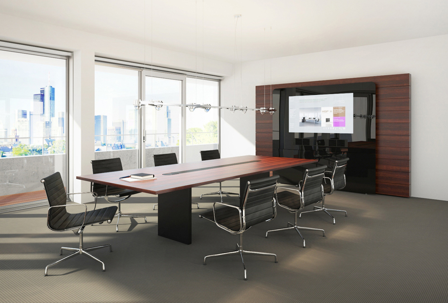 HUB视频系统|HUB视频应用|办公家具|华体会体育官方在线官网家具|W4视频会议系统桌