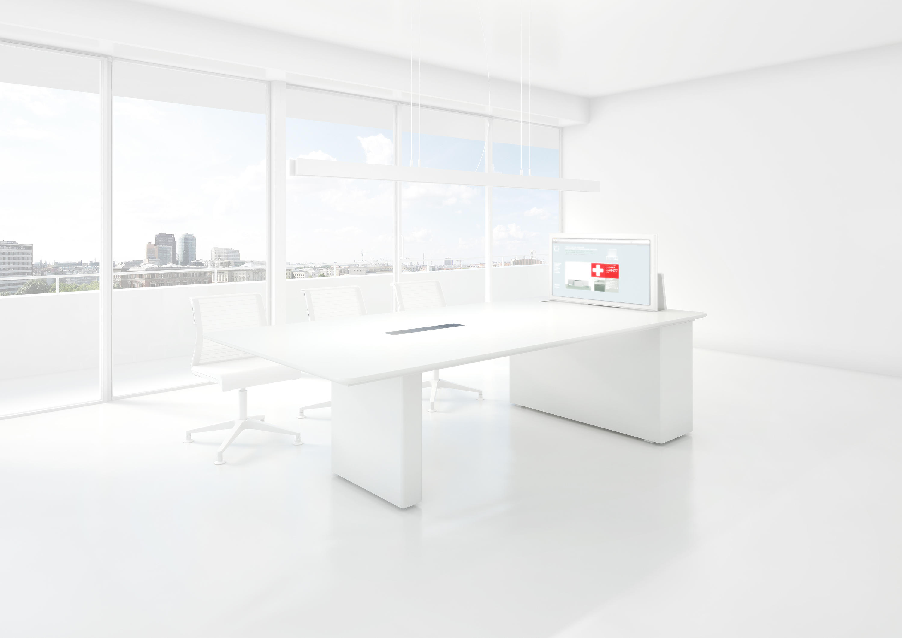 HUB视频系统|HUB视频应用|办公家具|华体会体育官方在线官网家具|X6视频会议系统桌