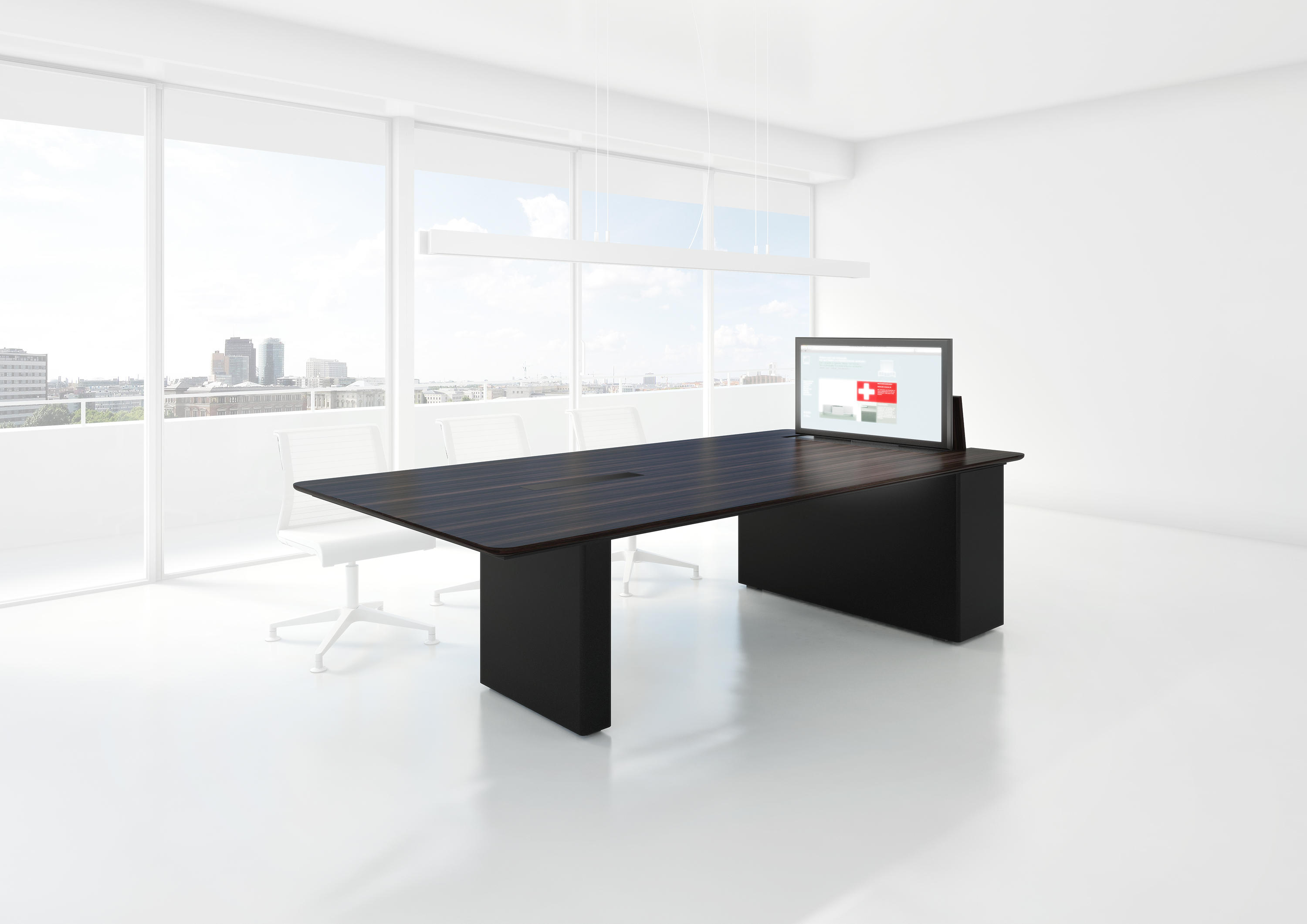 HUB视频系统|HUB视频应用|办公家具|华体会体育官方在线官网家具|X6视频会议系统桌