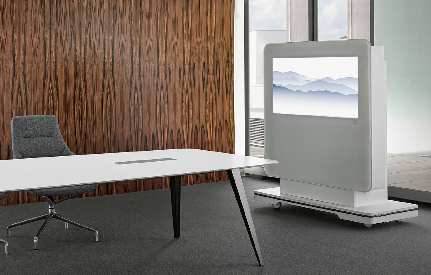 HUB视频系统|HUB视频应用|办公家具|华体会体育官方在线官网家具|M6视频会议系统桌