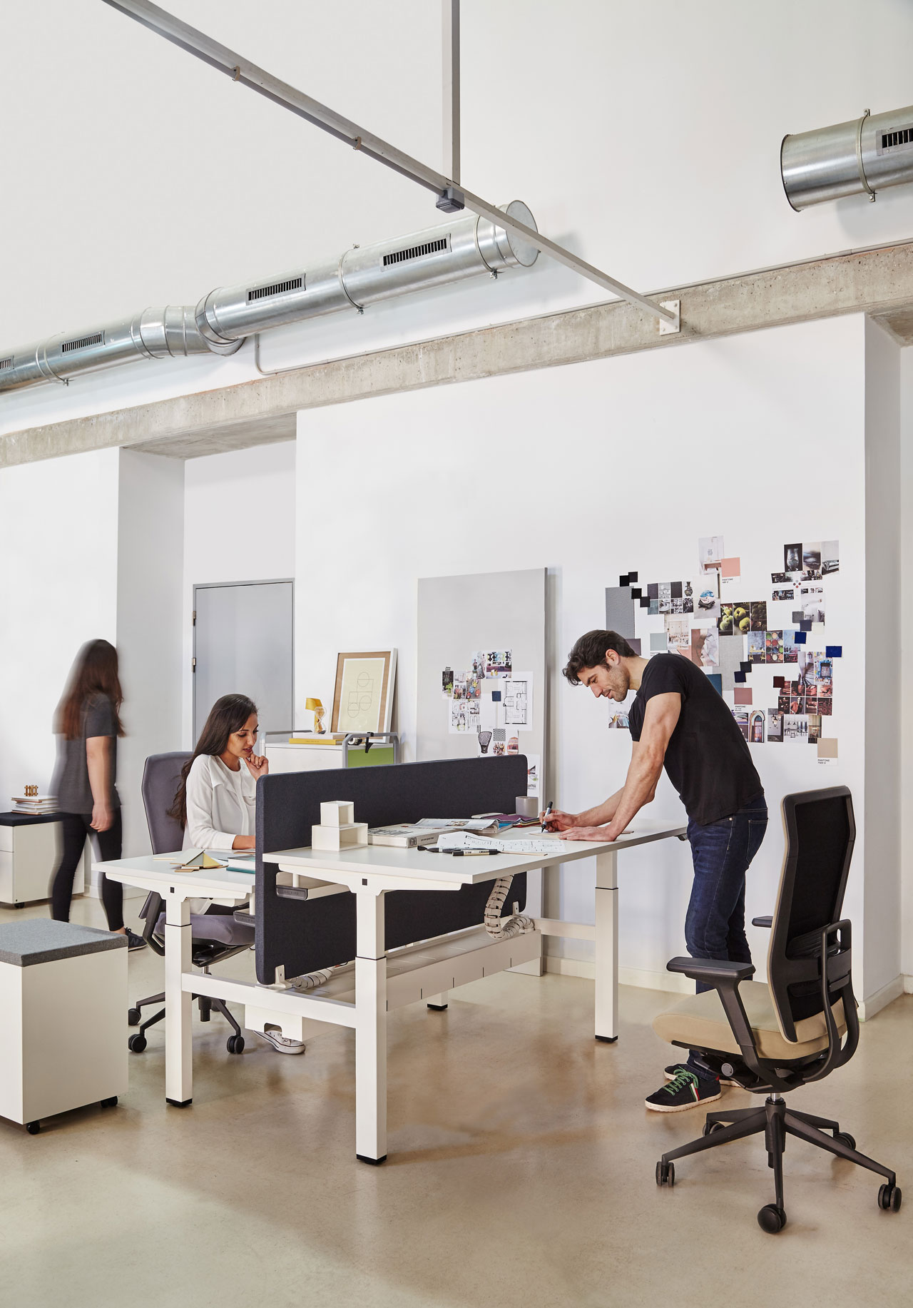 办公台|升降台|办公家具|华体会体育官方在线官网家具|流动性职员系统桌系列