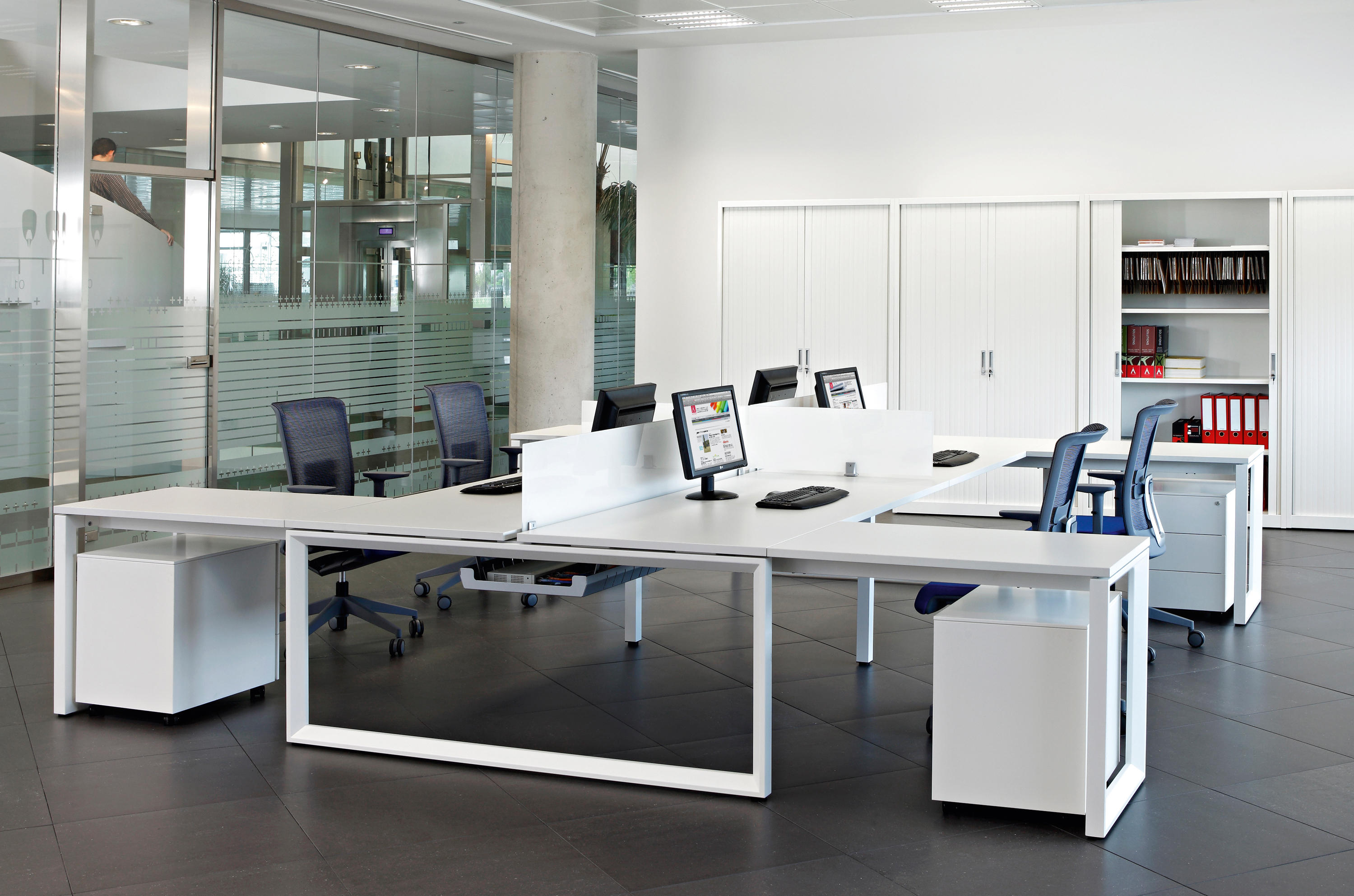 办公屏风|办公屏风系统|办公家具|华体会体育官方在线官网家具|VITAL PLUS ST员工桌系列