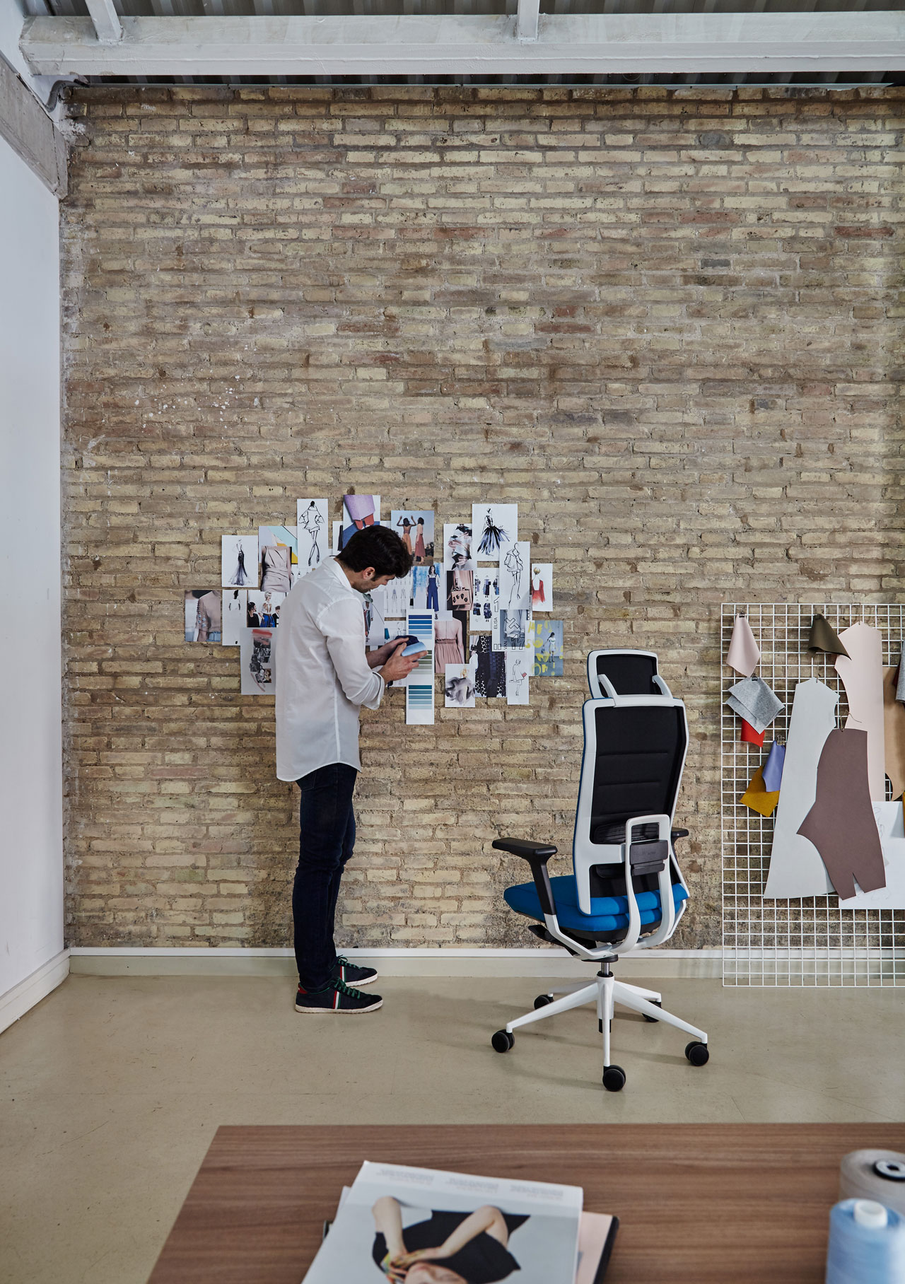 办公椅|现代真皮中班椅|办公家具|华体会体育官方在线官网家具|TNK FAMILY 大班椅系列