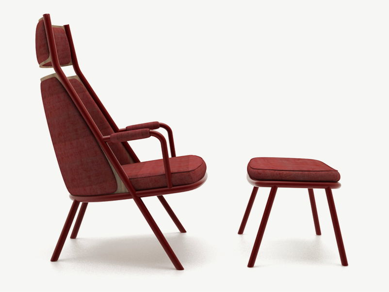 华体会体育官方在线官网 - 坐具|躺椅|办公家具|华体会体育官方在线官网家具|扎弗拉高背躺椅&脚凳