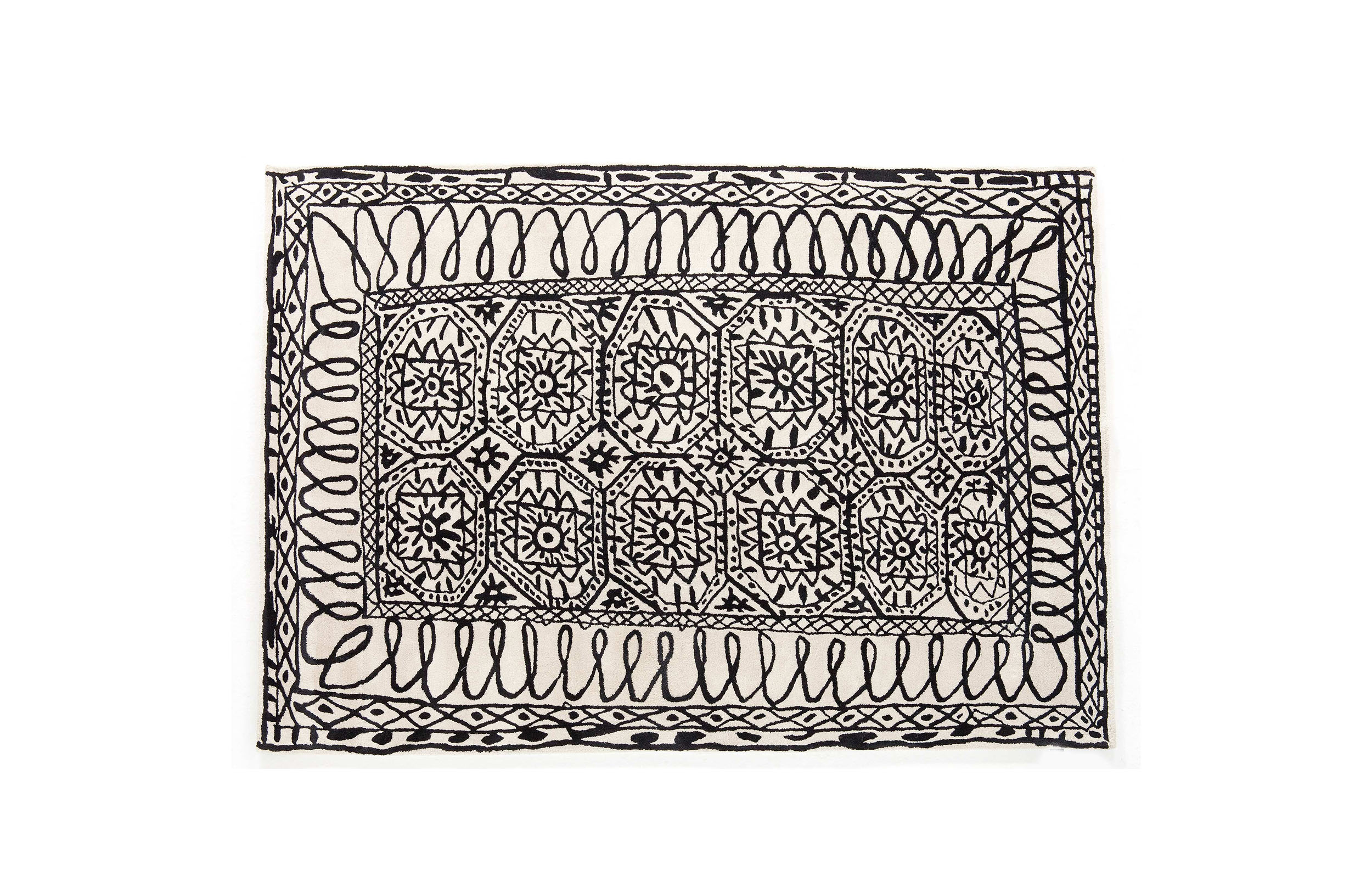 [华体会体育官方在线官网 - 附件|地毯|办公家具|华体会体育官方在线官网家具|伊斯坦布尔黑白地毯]