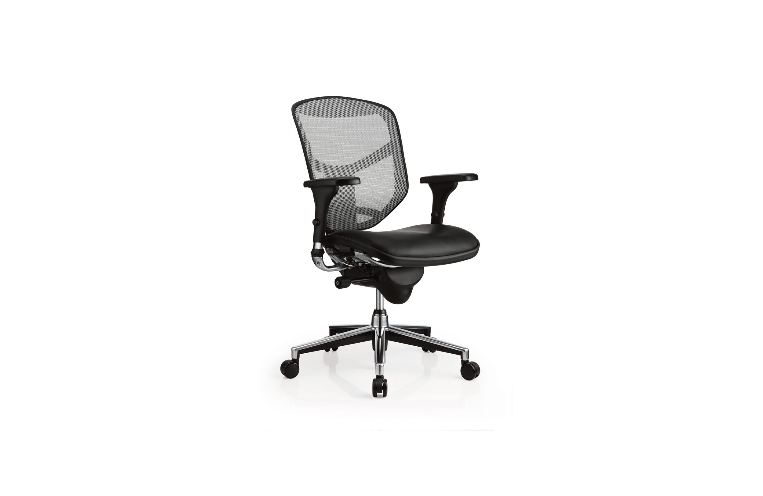 办公椅|现代真皮中班椅|办公家具|华体会体育官方在线官网家具|金卓中班椅系列