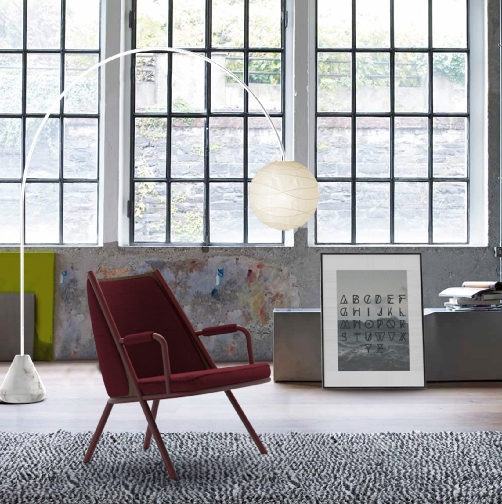 华体会体育官方在线官网 - 灯饰|落地灯|办公家具|华体会体育官方在线官网家具|Nube弧形落地灯