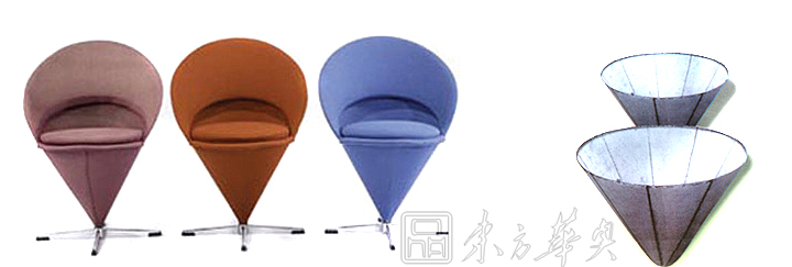 现代经典休闲椅|布面休闲椅|办公家具|潘顿圆锥椅|圆锥休闲椅|休闲椅，布面休闲椅，餐椅，酒吧椅