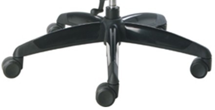 真皮大班椅CG-K600M1B2STG-XJ1黑色电镀铝合金脚架