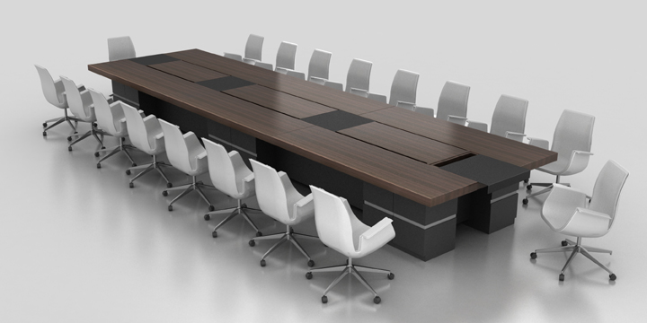 会议台|实木会议台|办公家具|品茗经典会议台