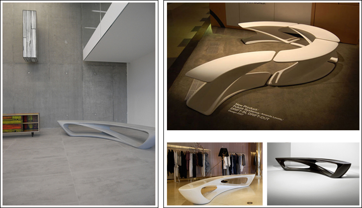 现代经典休闲椅|凳子|办公家具|Amanda Levete流线型休闲凳