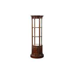 Round dining table wood turntable-800 with rail CG-36130-05、36130-06