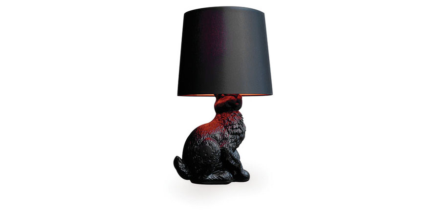 现代经典灯饰|台灯|办公家具|Moooi Rabbit Lamp 黑兔台灯 CGT1014