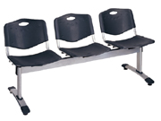 塑料排椅PE011-3C|公共座椅|塑料排椅|办公家具